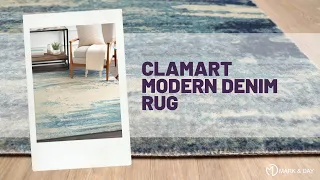 Clamart Modern Denim Rug