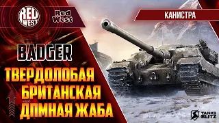 FV217 Badger / Самая настоящая штурмовая ПТ САУ / Изучаю новинку ангара / Tanks Blitz