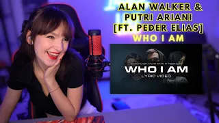 Alan Walker & Putri Ariani - Who I Am [Ft. Peder Elias] | FIRST TIME REACTION | Lyric Video