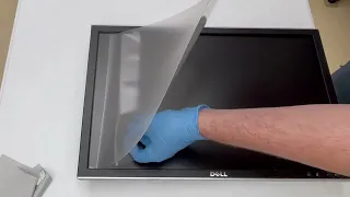 Photodon Screen Protector installation on a 27" Monitor