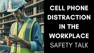Cell Phone Distraction In The Workplace Safety Toolbox Talk (Construction Sites)