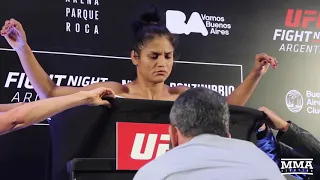 UFC Argentina Weigh-Ins: Cynthia Calvillo Misses Weight - MMA Fighting