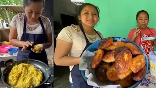 🔴Rellenitos de frijol y manjar😋/ Platillo típico de Guatemala