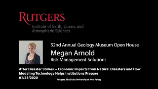 Economic Impacts from Natural Disasters and How Modeling Technology Helps Institutions Prepare