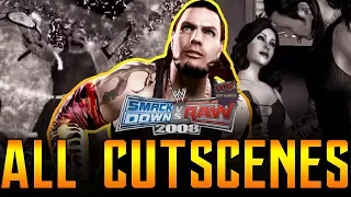 WWE Smackdown Vs Raw 2008 - ALL CUT SCENES - 24/7 Mode