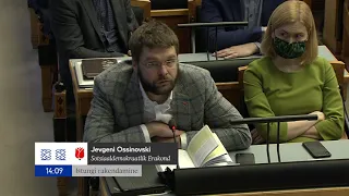 Riigikogu istung, 13. jaanuar 2021