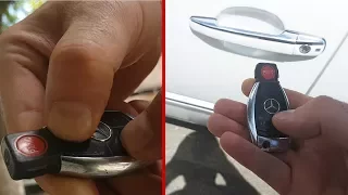 Mercedes W210 Hidden functions Opening the doors with the remote in the two modes