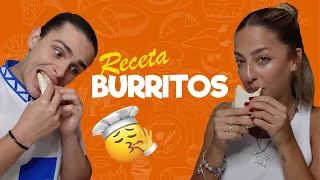 Cocinando receta muy fácil con MI NOVIO |  Burritos de carne 🌮  | Ariann | #video #cocina