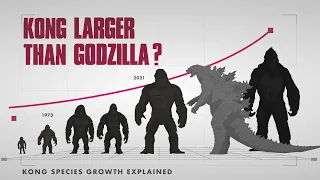 KONG TITAN LARGER THAN GODZILLA? || Kong Species Growth EXPLAINED