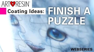 Top 4 ArtResin Ideas! No. 4 - How To Finish A Puzzle With ArtResin