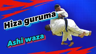 Hiza - guruma  in Combinations  and different  Kumi katas