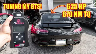 👿MAKING MY AMG GTS *EXTREMELY* FAST! STAGE 1 TUNE IS CRAZY!!