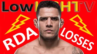 Rafael “RDA” dos Anjos COMPLETE LOSSES by EARLY STOPAGE in UFC MMA Fights