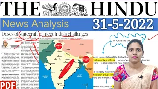 31 May 2022 | The Hindu Newspaper Analysis in English | #upsc #IAS