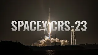 NASA SpaceX CRS-23 Upgraded Cargo Dragon Launch