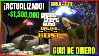 ¡ACTUALIZADO! CAYO PERICO GTA5 Online GUIA DE DINERO $1,500,000 FACIL en SIGILO, NUEVA RUTA 2023