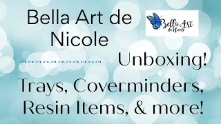 Bella Art de Nicole Items~ Trays, Coverminders, Resin Items, and More 😱🥳️