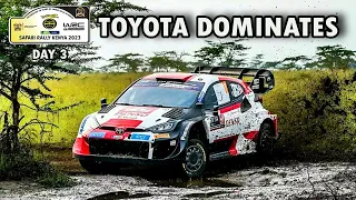 WRC Safari Rally Kenya 2023 | Saturday Highlights - Day 3 - Toyota 1 to 4