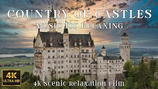 Country of Castles 🏰 Beautiful Relaxing Music with Germany's Most Scenic Relaxation (4K UHD)