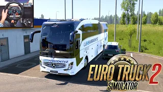 ETS2 1.49 BUS mod TRAVEGO gameplay - Euro Truck Simulator 2