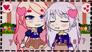 You like girls!?|| Gacha life lesbian love story|| GL GCMM