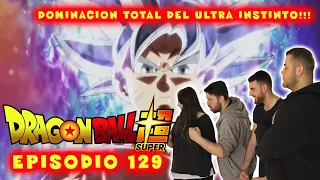 DRAGON BALL SUPER 129. (REACCIÓN). la dominacion total del ultra instinct.