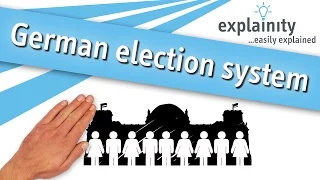 German election system / Bundestagswahl easily explained (explainity® explainer video)