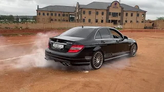 Amg c63 w204 spin..burnout