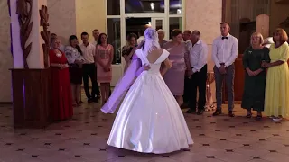 👰 👰👰Знімання фати. Перетанцьовування з неодруженими. Кидання букету, підвязки.