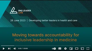 BMJ Leader Live webinar