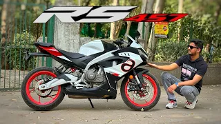 Finally, Aprilia RS457 Is Here - On Road Price ? Exhaust Sound & Engine Performance !!