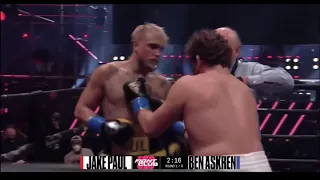 JAKE PAUL VS BEN ASKREN full fight KO’D