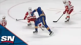Tage Thompson Toe Drags And Snipes To Score Second Goal vs. Red Wings