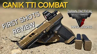 CANIK TTI COMBAT- First shots