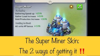 TOPWAR: The Super Miner Skin : TWO ways of getting it ‼️