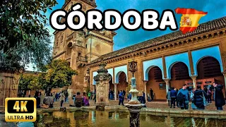 🇪🇦[4K] CÓRDOBA - The Most Beautiful Destinations in Europe - Rainy Day Walk - Andalusia, Spain