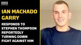 Ian Machado Garry Reacts to 'Wonderboy' Allegedly Turning Down Fight Against Him - MMA Fighting