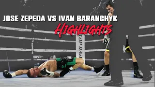 Jose Zepeda vs Ivan Baranchyk | Highlights | #josezepeda #ivanbaranchyk #zepedabaranchyk #boxing