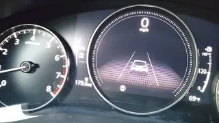 2019 Mazda3 2.5 Manual 0-60 Acceleration Dashboard view