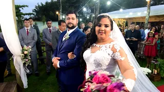 Noivo chora convulsivamente nos votos.  Emocionante fala da Noiva no Casamento wedding story  (*)