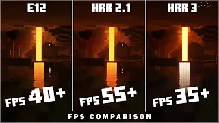 3 SHADER FPS COMPARISON  | SEUS PTGI E12 SEUS PTGI HRR 2.1  SEUS PTGI HRR 3