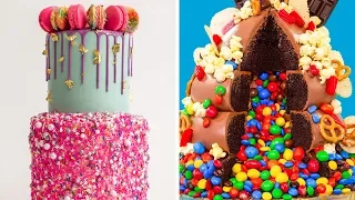 These Cakes Almost EXPLODE! Surprise Inside! | How To Cake It Step By Step