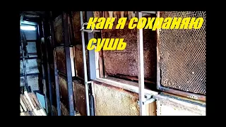 Как сохранить сушь для пчел (рамки пчелиные)? А секрет-то прост!