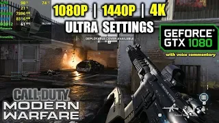 GTX 1080 | Call of Duty: Modern Warfare - 1080p, 1440p, 4K