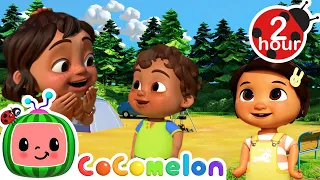 👂🏿Simon Says👂🏿 | COCOMELON 🍉 | Family Time! 👨‍👩‍👦 | MOONBUG KIDS | Family Cartoons/ Songs for Kids