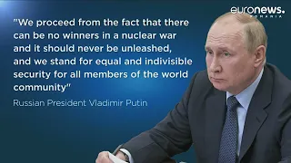 Putin, despre un posibil război nuclear-„Nu pot exista câștigători. Nu trebuie niciodată dezlănţuit”