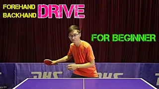 Learning Forehand Drive & Backhand Drive (Best Tip) | MLFM Table Tennis Tutorial