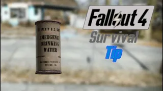 Fallout 4 Survival Tip - How to fill those empty bottles