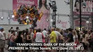 Transformers: Dark of the Moon - Premiere in Times Square, NYC