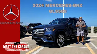 Is updated 2024 Mercedes Benz GLS 580 the best large luxury SUV? Detailed review and test drive.